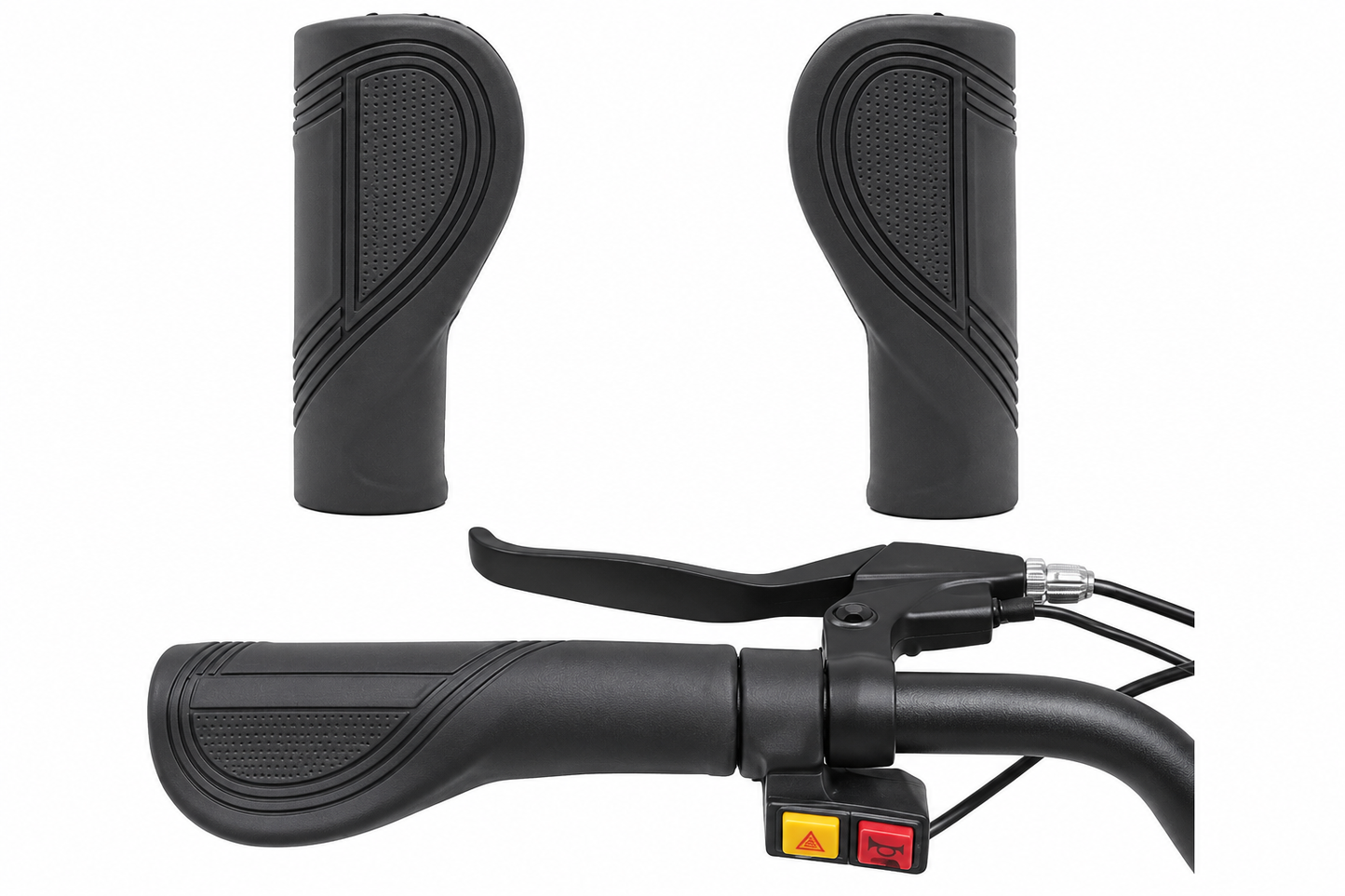 Poignées en caoutchouc pour scooter électrique Dualtron