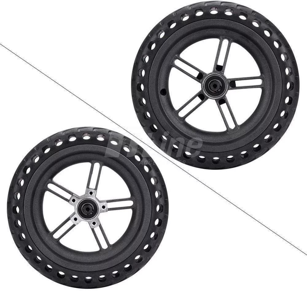 Roue arrière pneu solide assemblé avec moyeu pour scooter électrique Xiaomi PRO/ PRO2