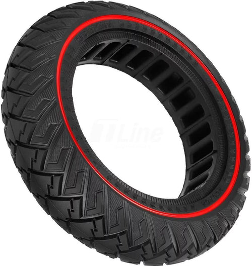 Pneu plein tout-terrain 250*64 avec cercle Rouge