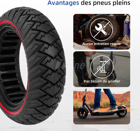 pneu solide 10 pouces 10 x 2,7-6,5 Kugoo M4 Pro Dualtron