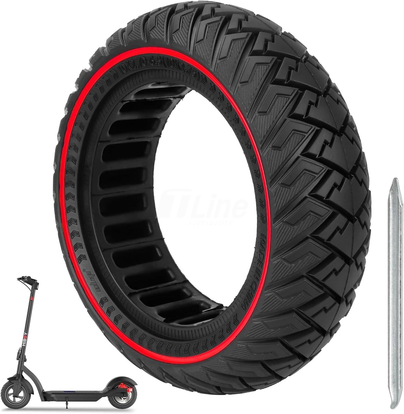 pneu solide 10 pouces 10 x 2,7-6,5 Kugoo M4 Pro Dualtron