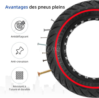 pneu solide 10 pouces 10 x 2,7-6,5 Kugoo M4 Pro Dualtron