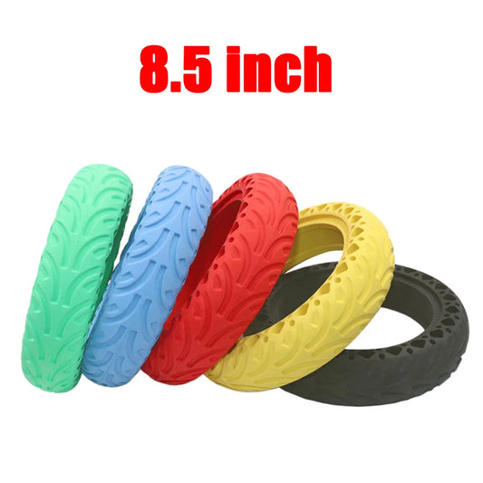 Pneu solide 8.5 pouces rouge pour scooter électrique Xiaomi M365, 1s, Pro 2.